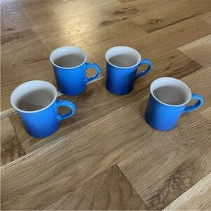 Le Creuset Set of 4 Stoneware Mugs Marseille